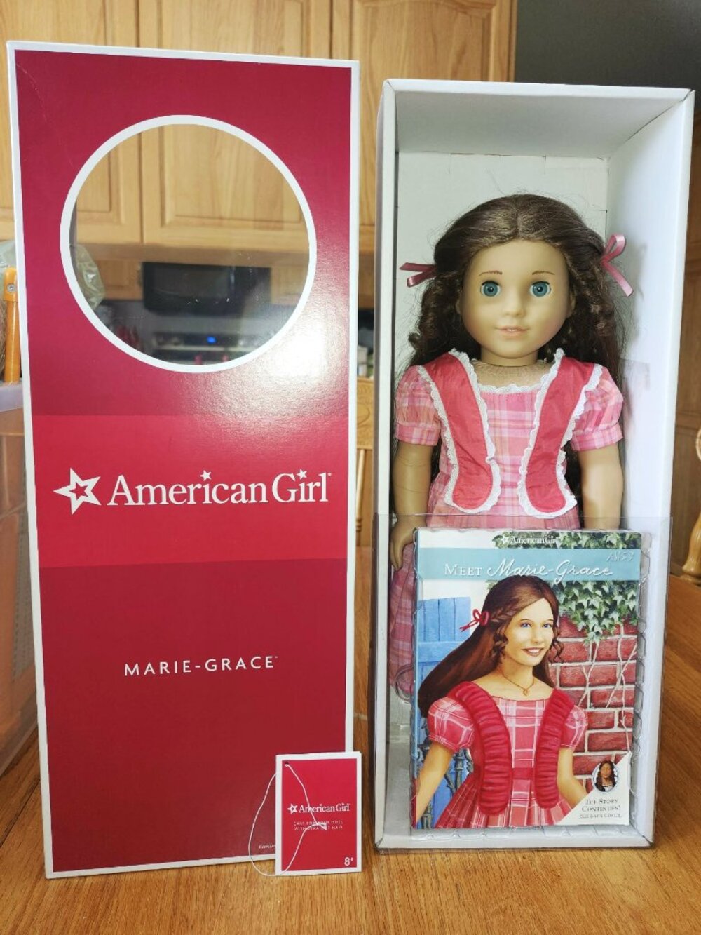 18" American Girl Marie-Grace Doll & Book with Box